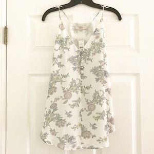 Loft button front cami